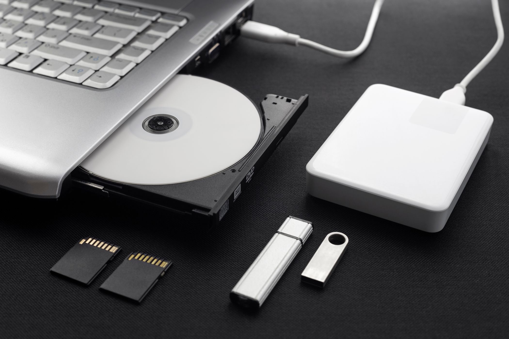 storage devices with laptop
