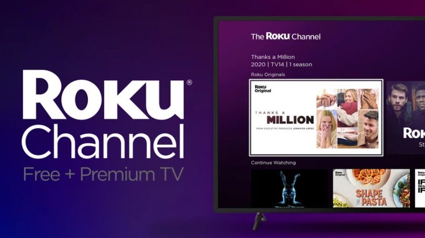 the roku channel home page