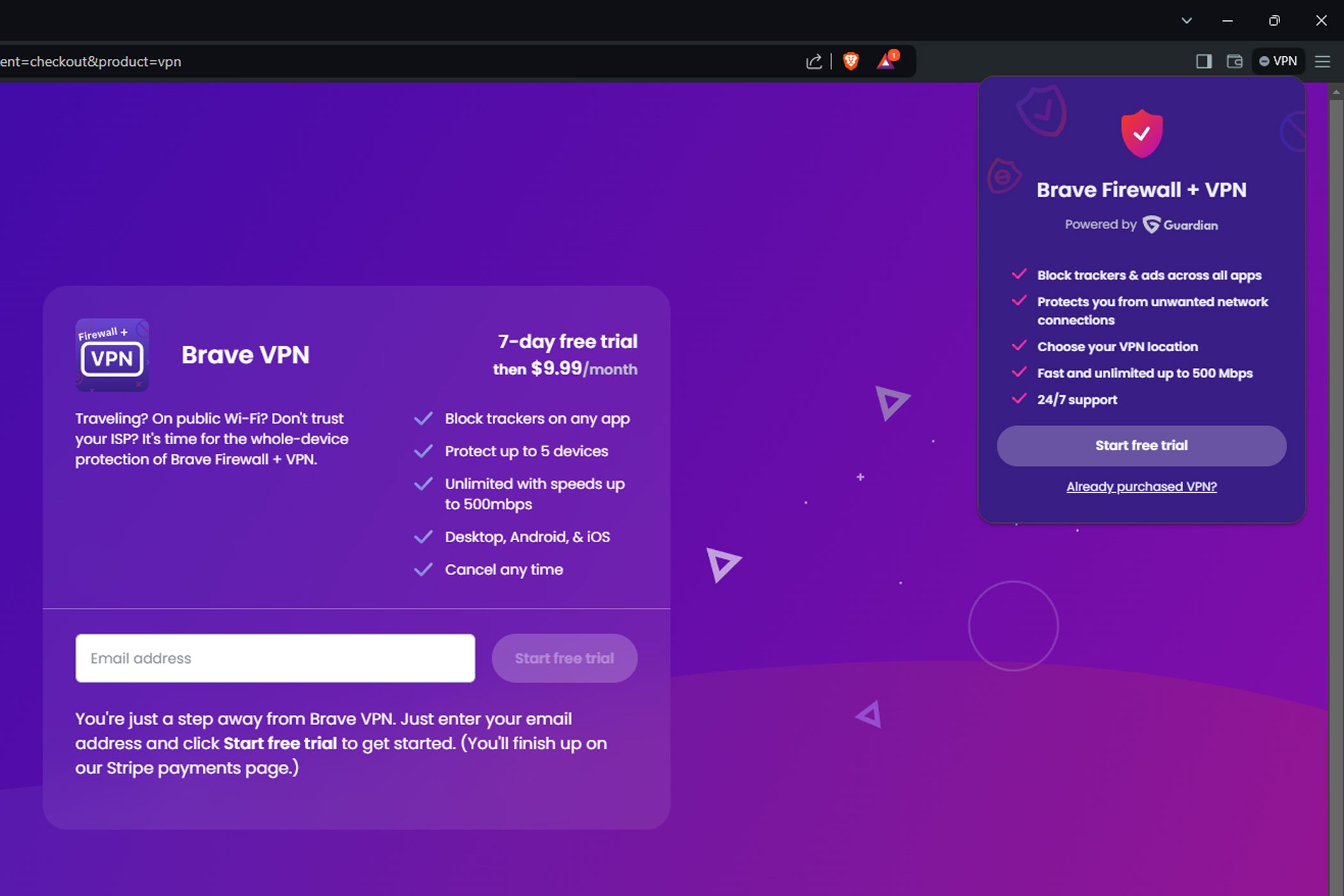 VPN corajosa