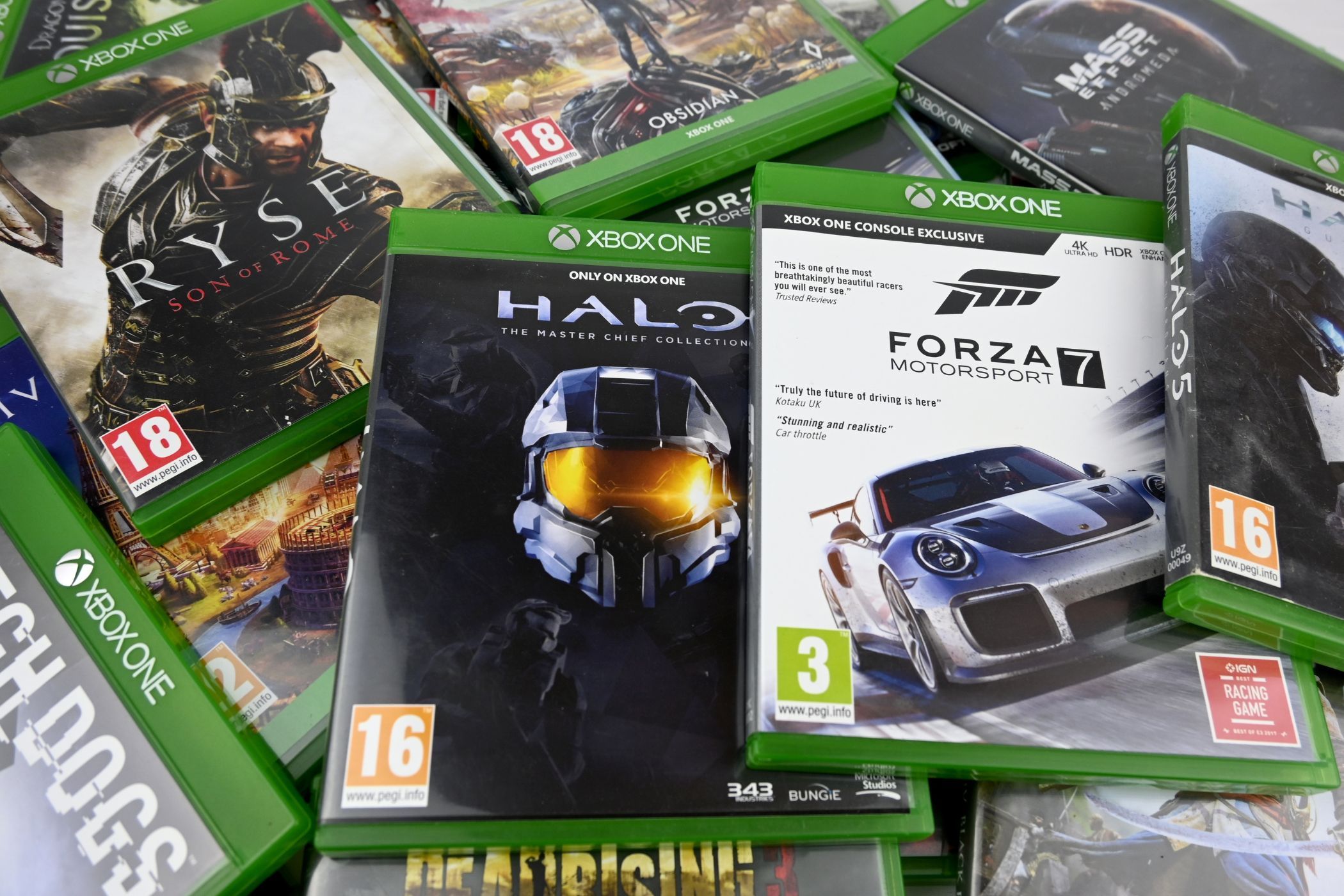 physical xbox one games