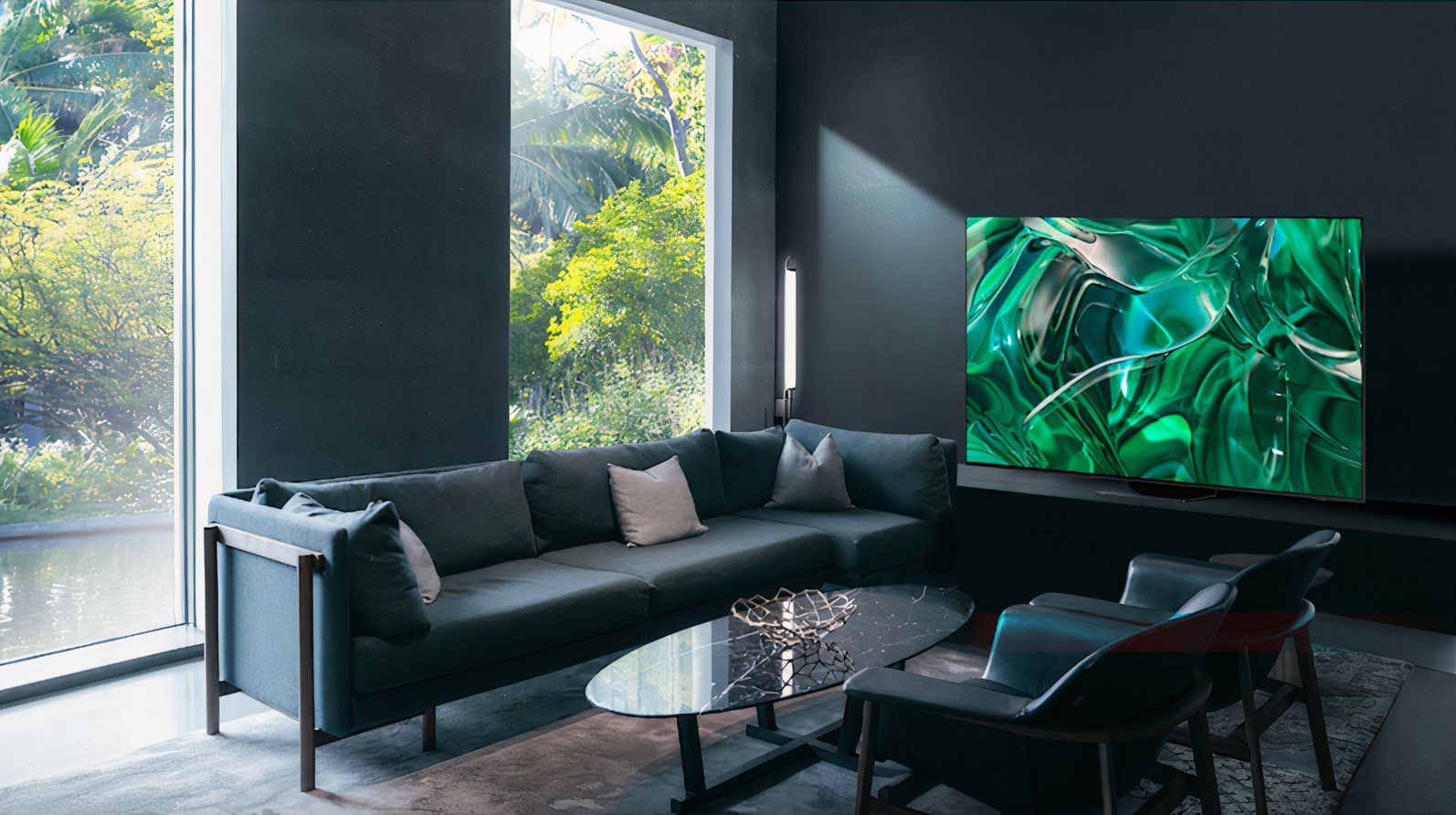 A Samsung 55" OLED TV