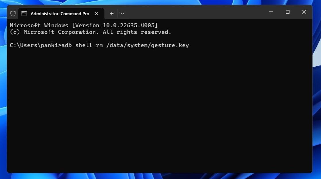 ADB Command in Terminal App