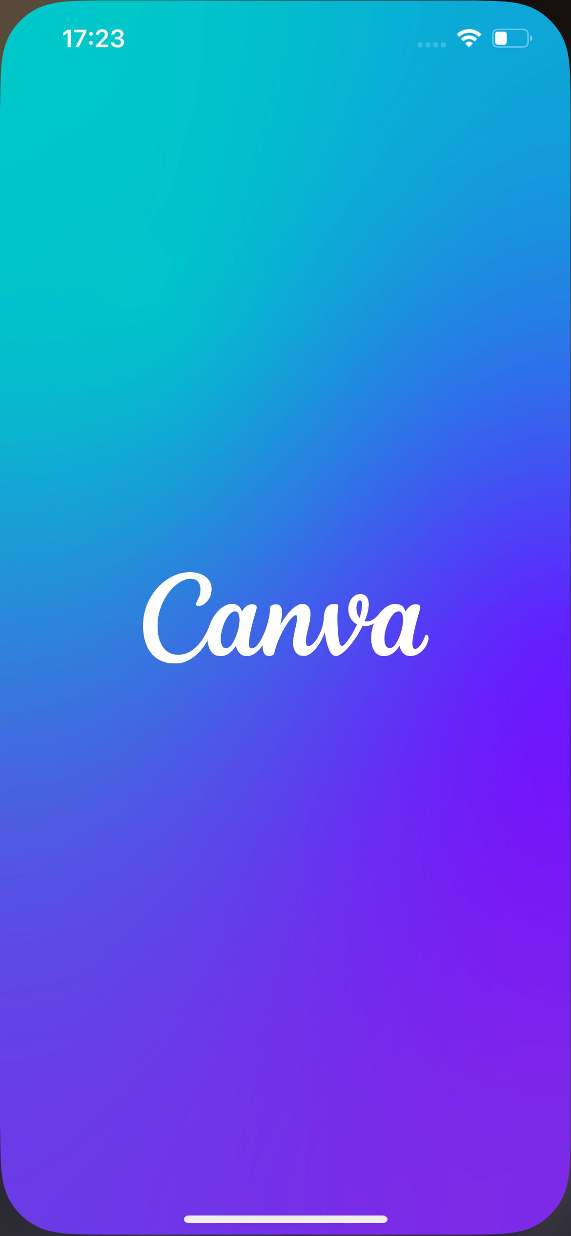 صفحه باز کردن موبایل Canva