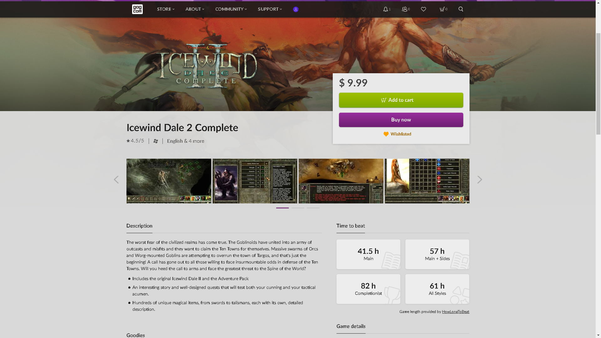 icewind dele 2 برای فروش در gog-1