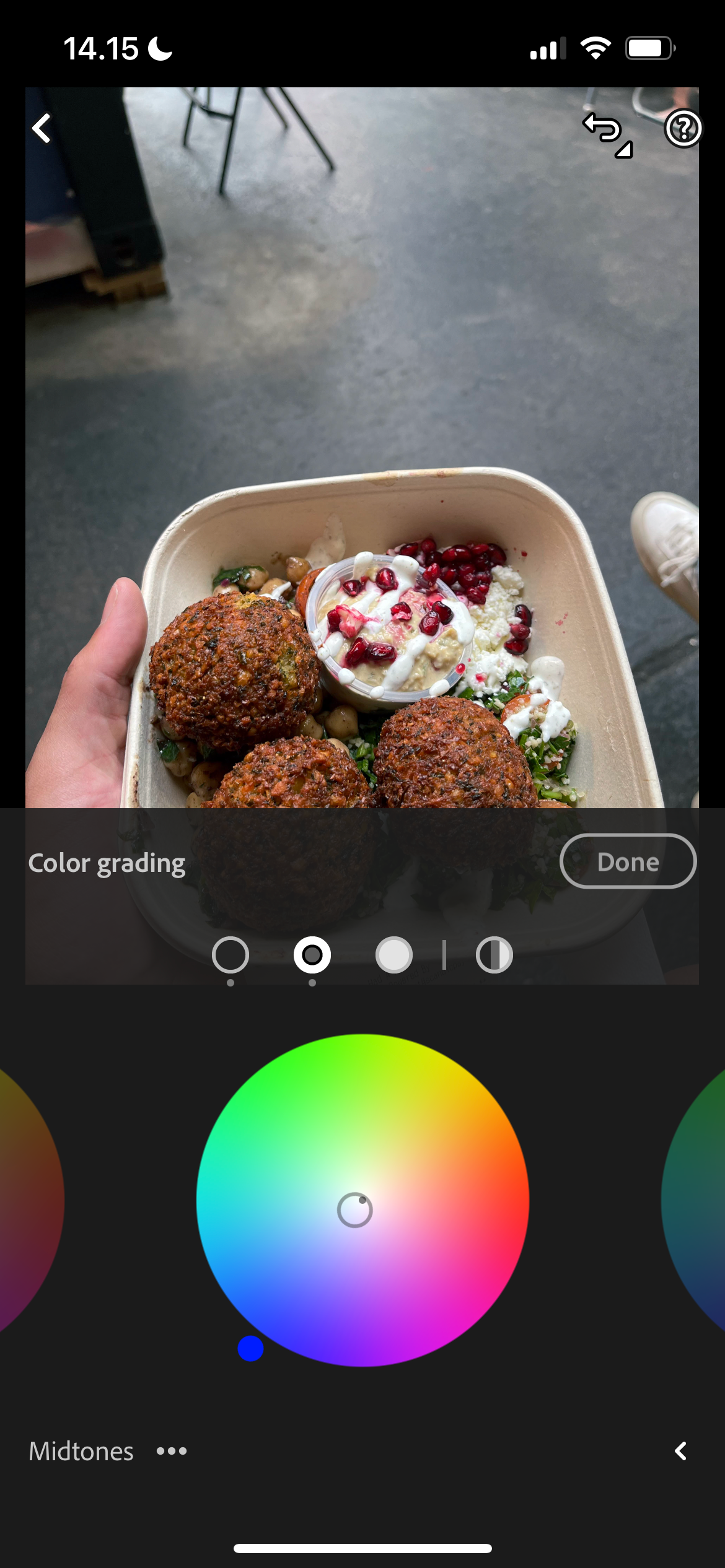 Color Grading Midtones in the Lightroom CC App