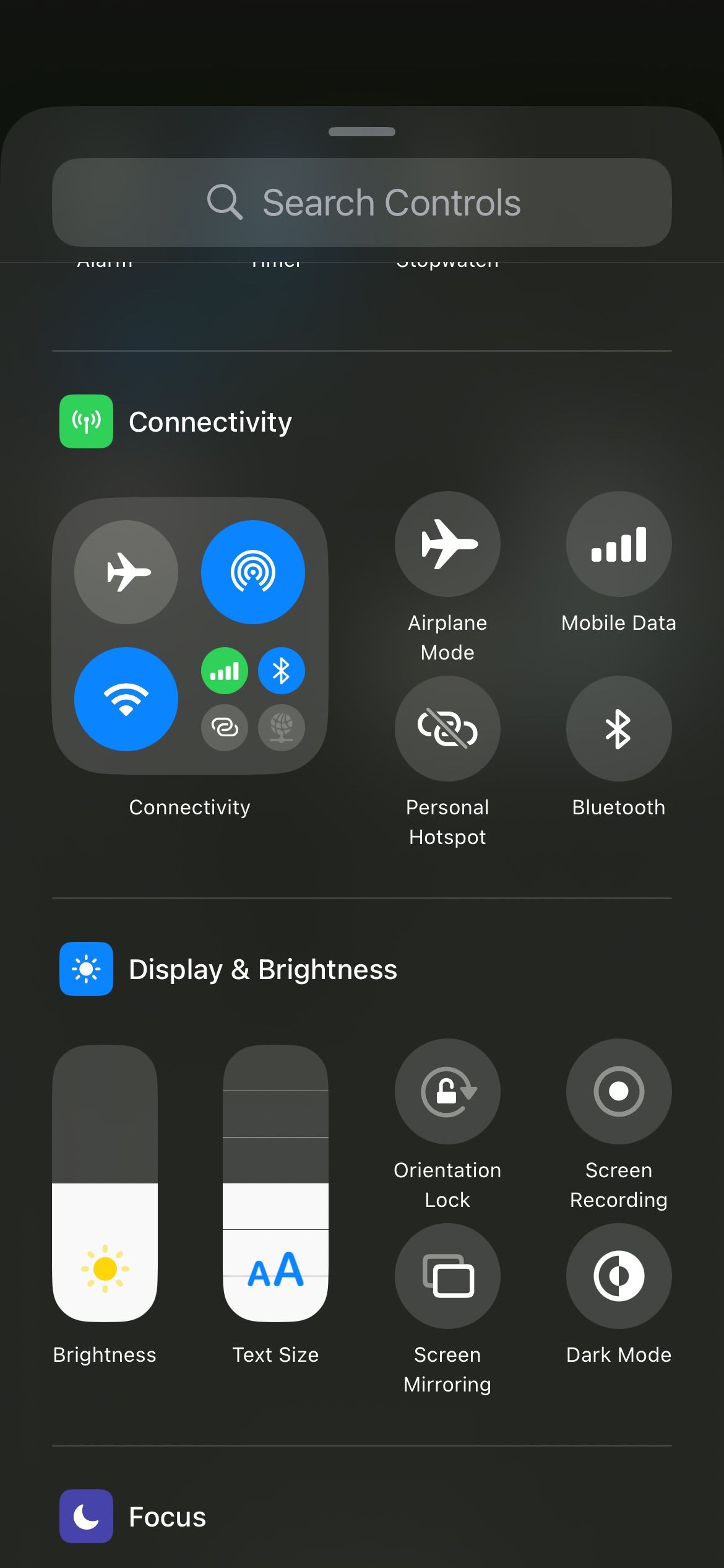 سفارشی سازی مرکز کنترل در iOS 18
