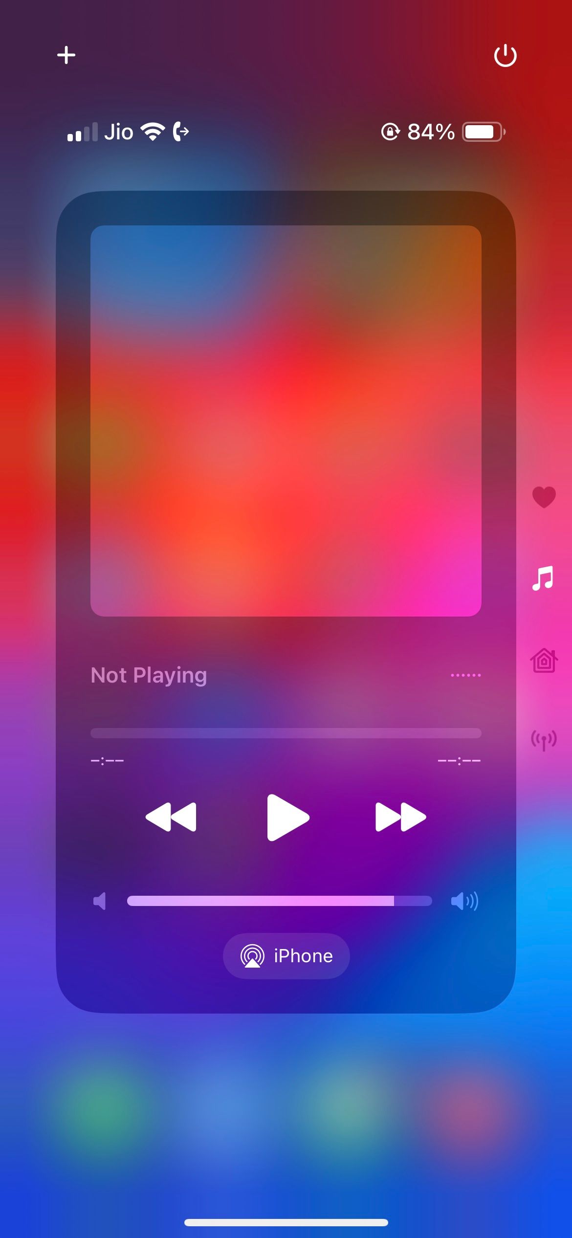 صفحه رسانه در مرکز کنترل iOS 18