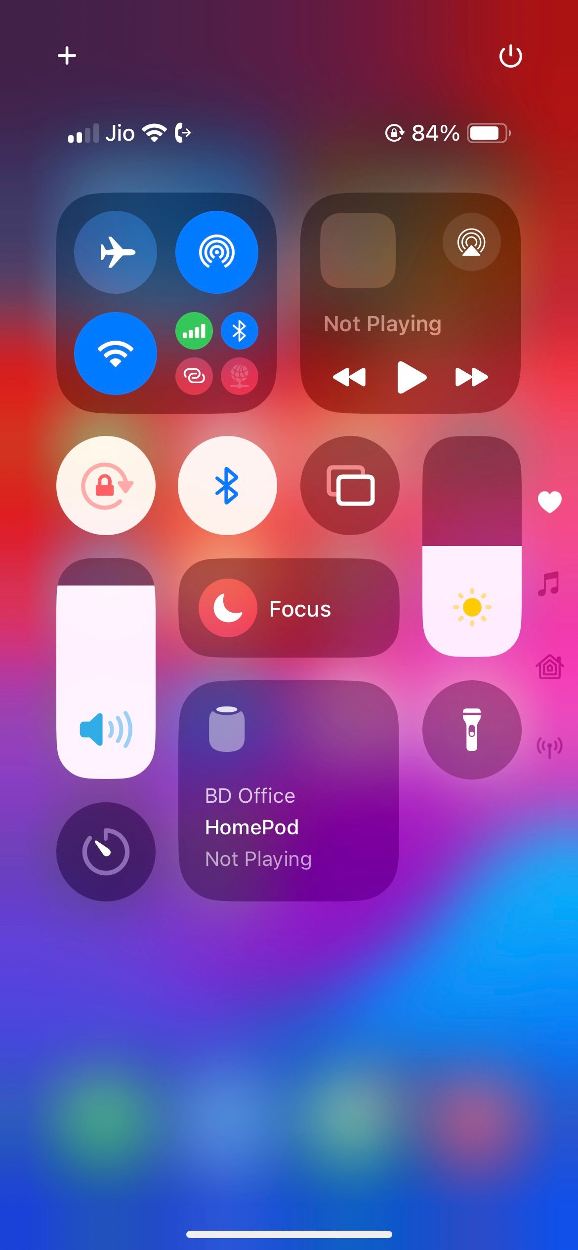 مرکز کنترل در iOS 18