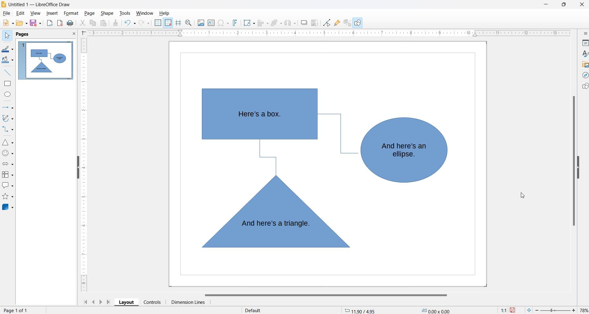 LibreOffice Draw diagram