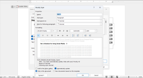 Modify Table of Contents Text in Word