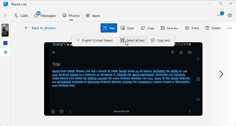 Microsoft Phone Link With Android Is Better Than You Think: 9 Hidden Tricks