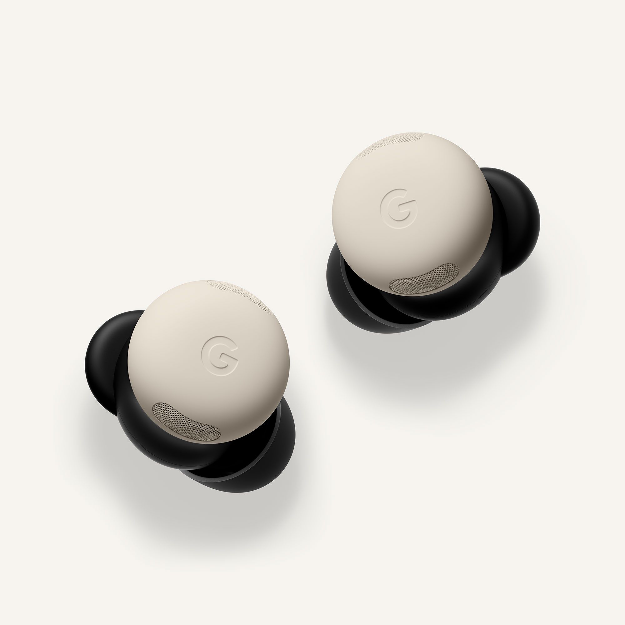 چینی Google Pixel Buds Pro 2 در زمینه سفید