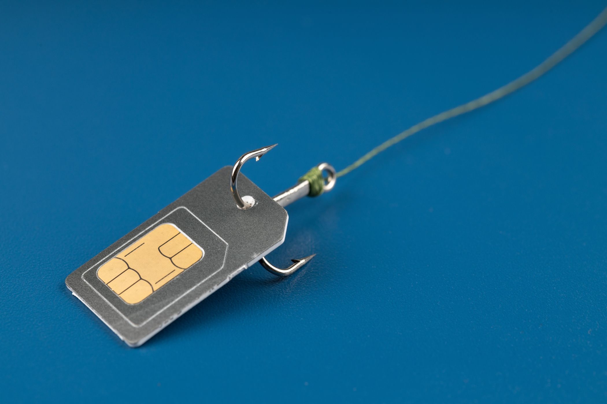 SIM card hooked