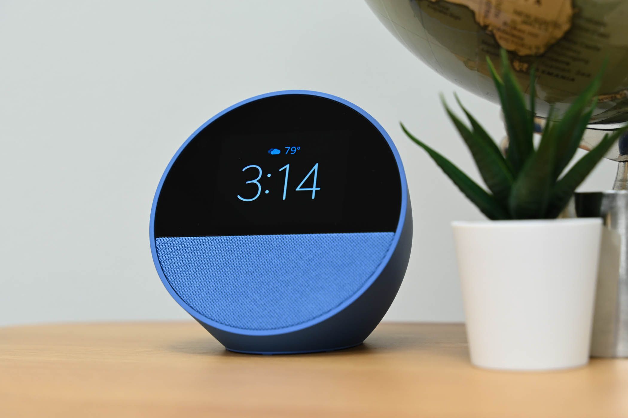 Amazon Echo Spot-5 on the home screen