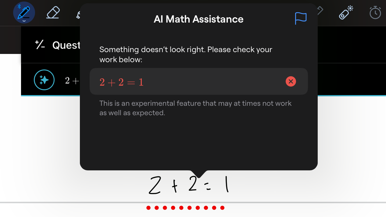 با استفاده از AI Math Assistance