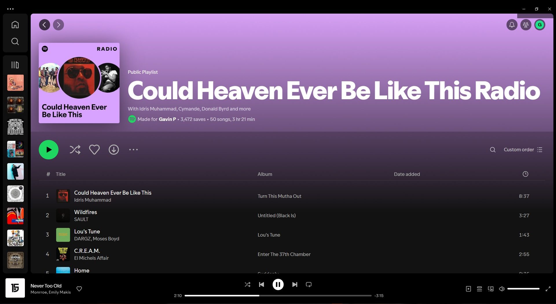 could heaven be like this spotify radio example