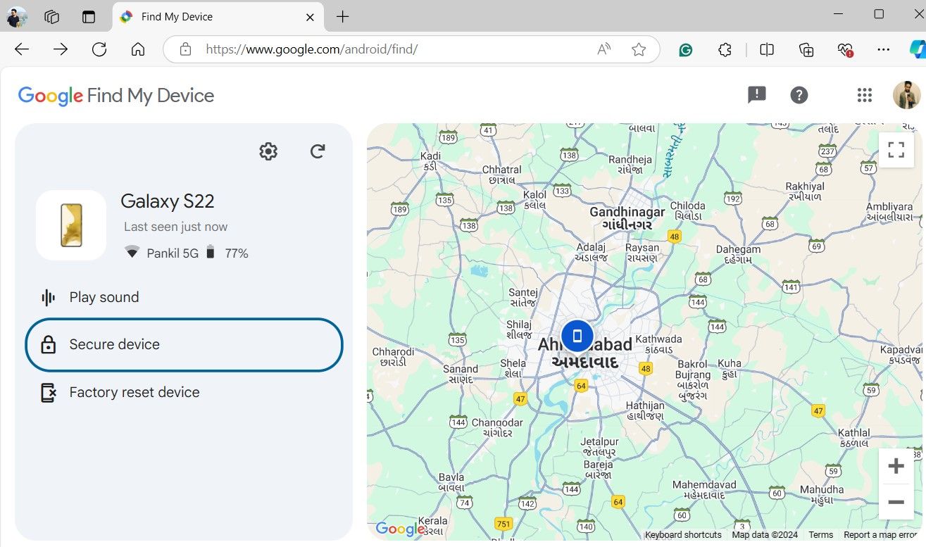 غیرفعال کردن تلفن Android با استفاده از Google Find My Device