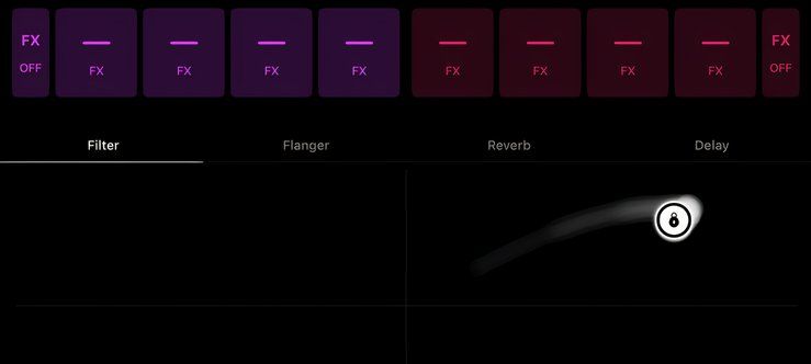 The Groovepad effects trackpad. 