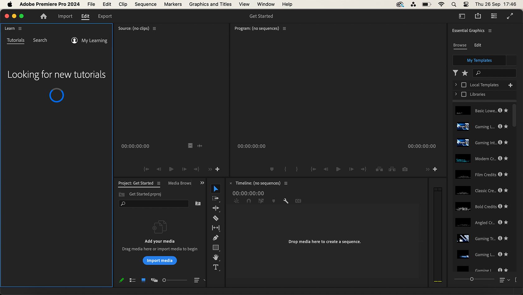 رابط ویرایش ویدیوی Premiere Pro