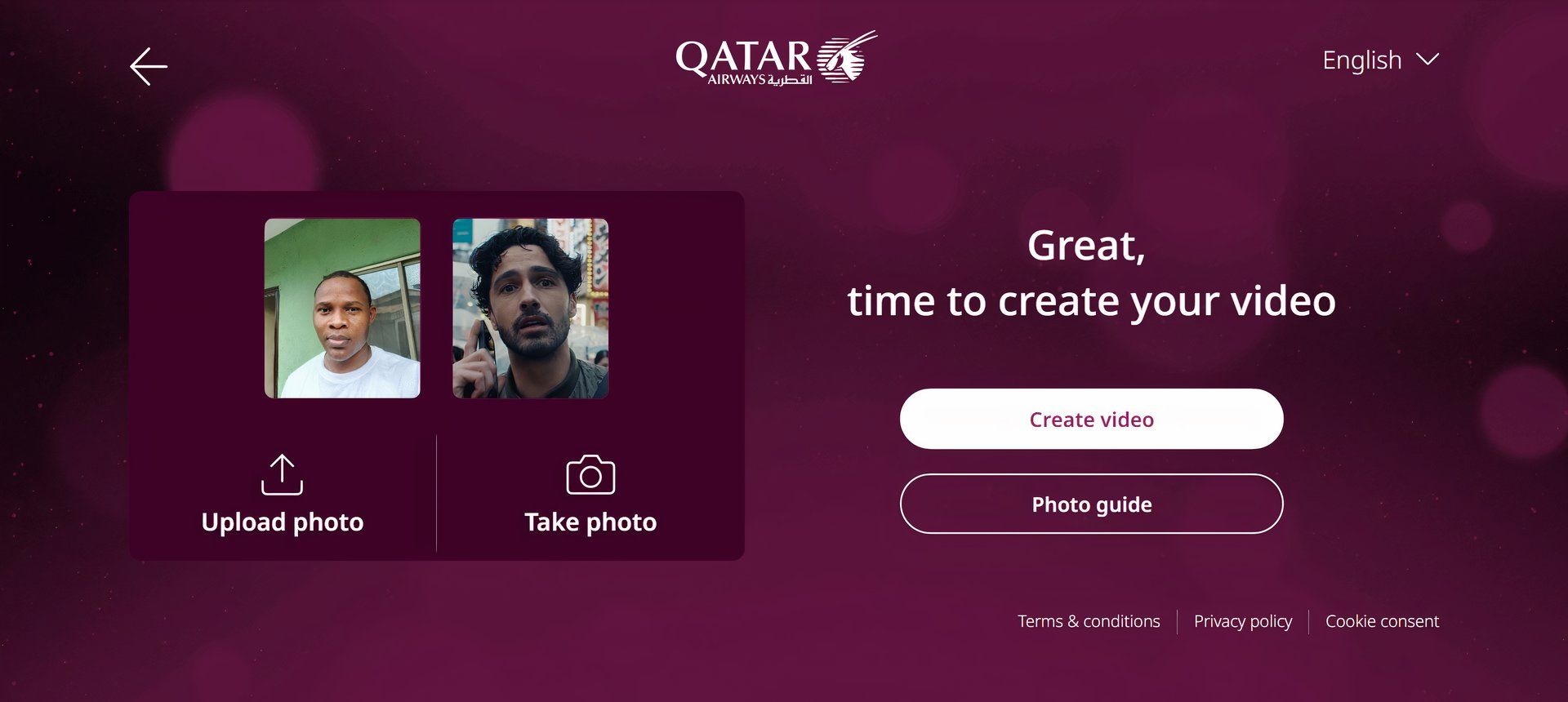 screenshot showing how to use qatar airways ai adventure feature-1