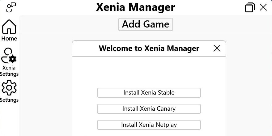 xenia manager install canary