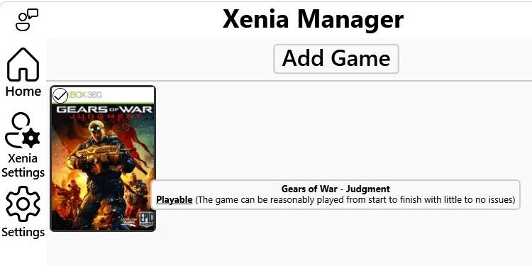 xenia manager library