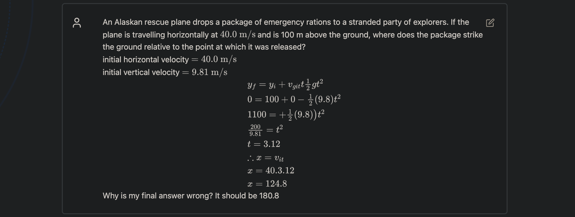 Asking MathGPT to check my work