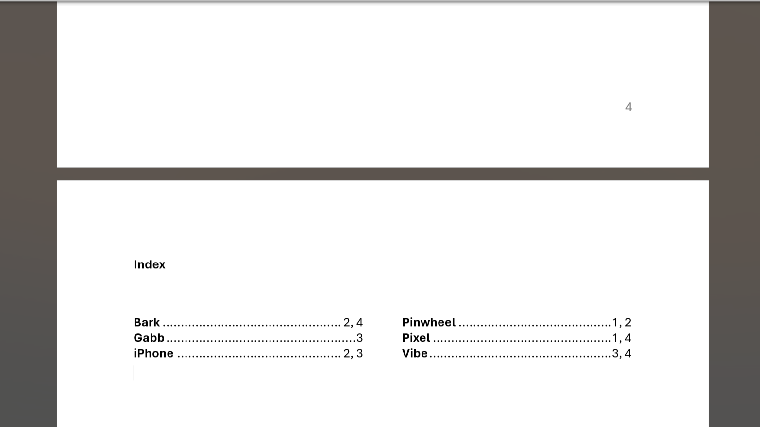 How Indexes Can Make Any Word Document Manageable