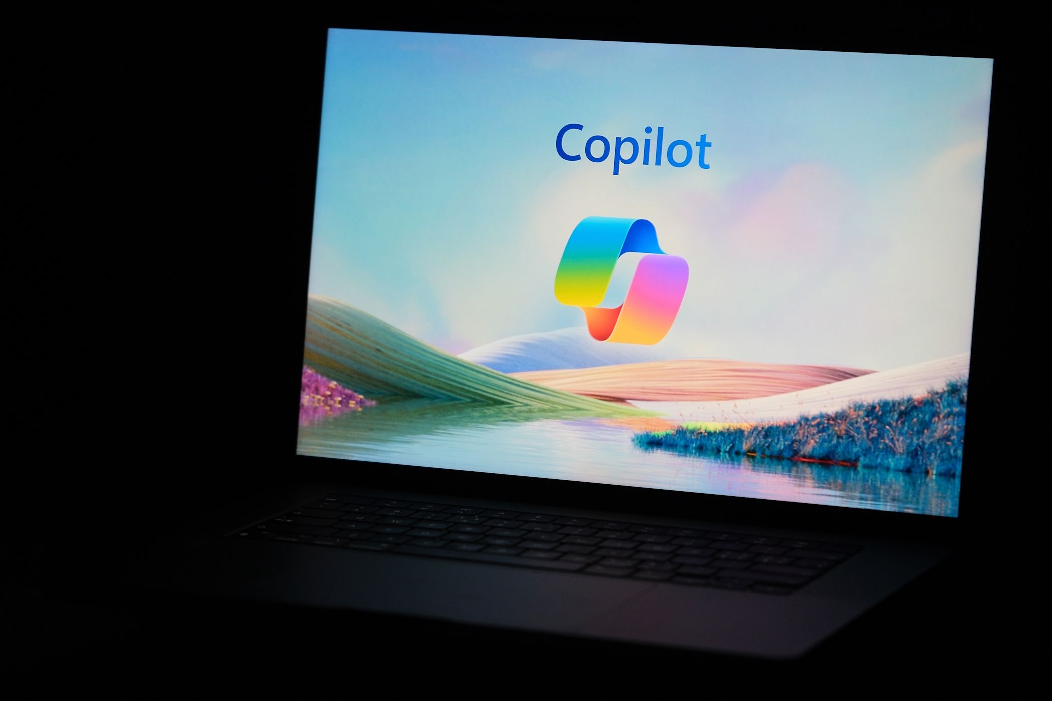 Coplit logo appearing on a Windows laptop