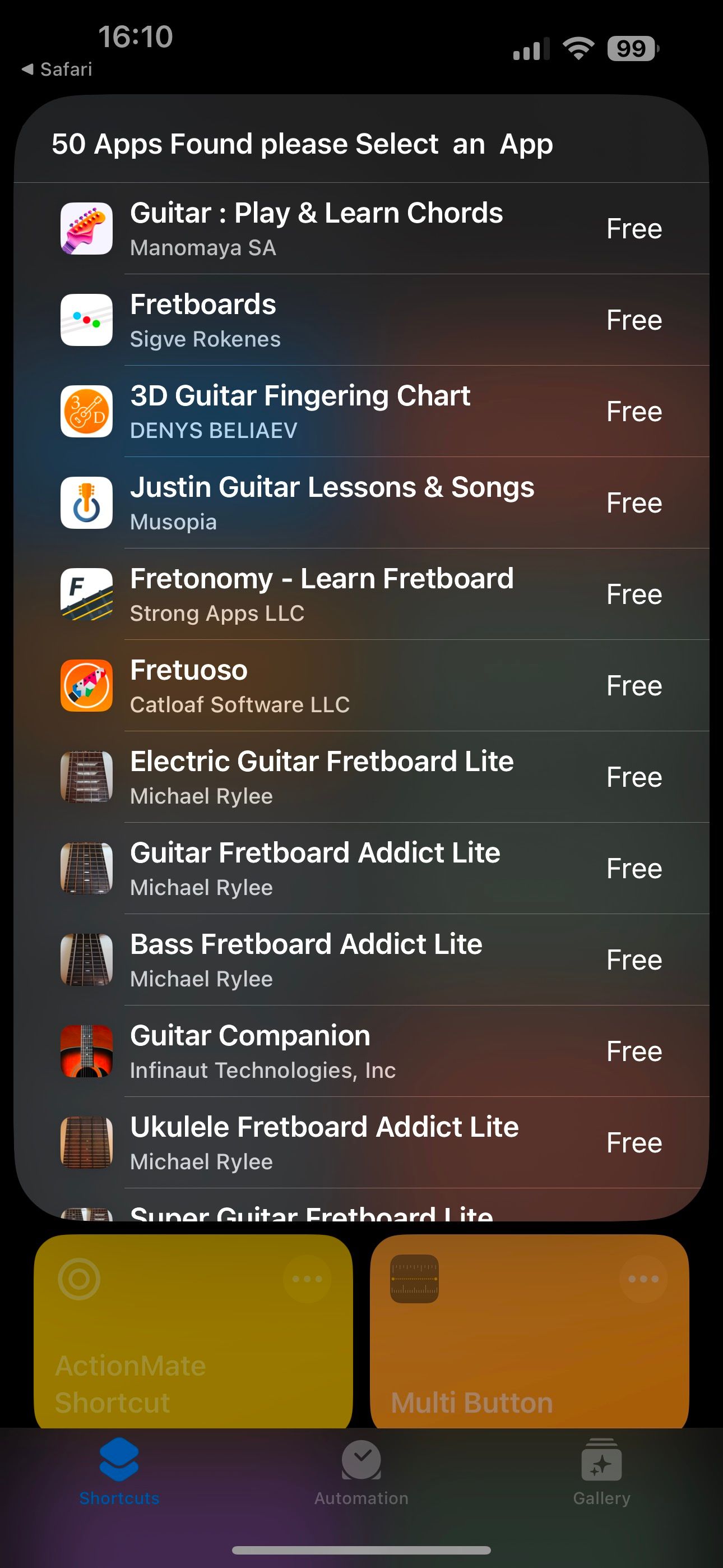 نتایج برای برنامه Fretboards در میانبر Get App Icon.