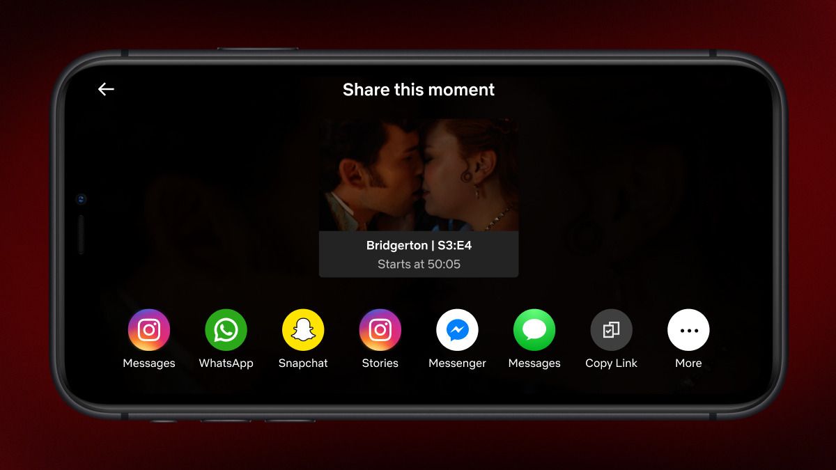 Netflix's Moments feature lets you share and rewatch scenes