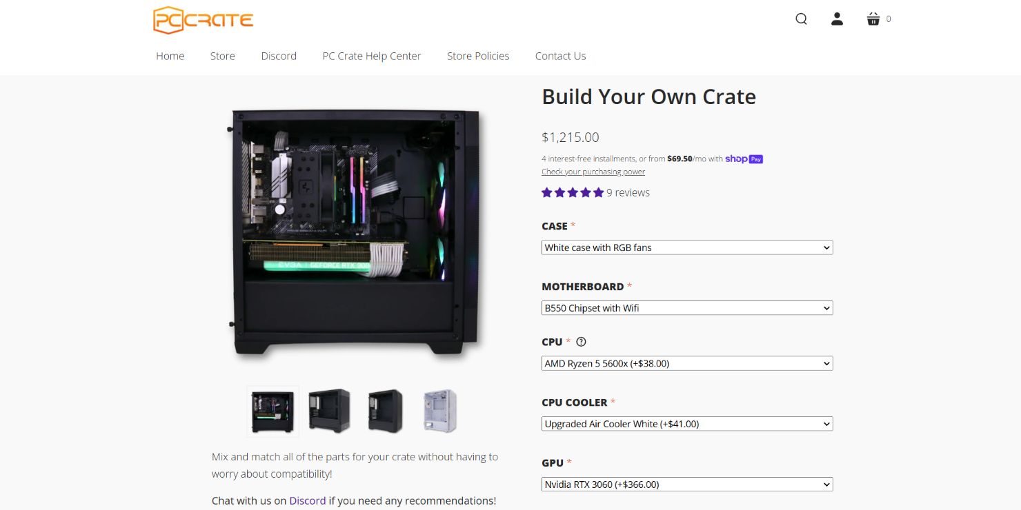 pc crate kit builder tool