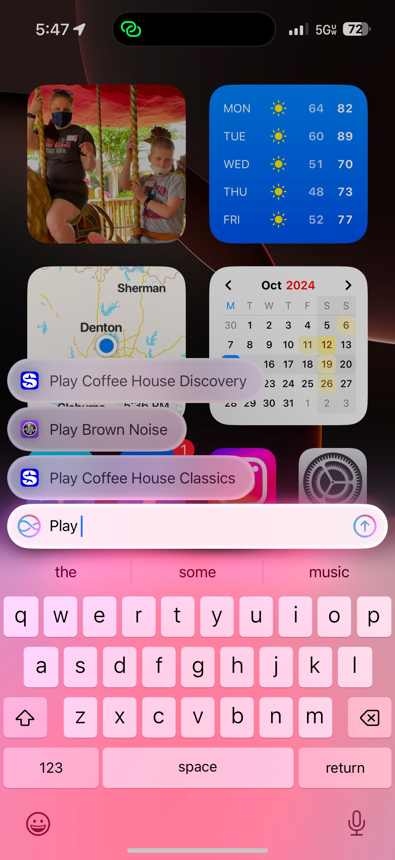 به پیشنهادات siri ios 18.1 تایپ کنید