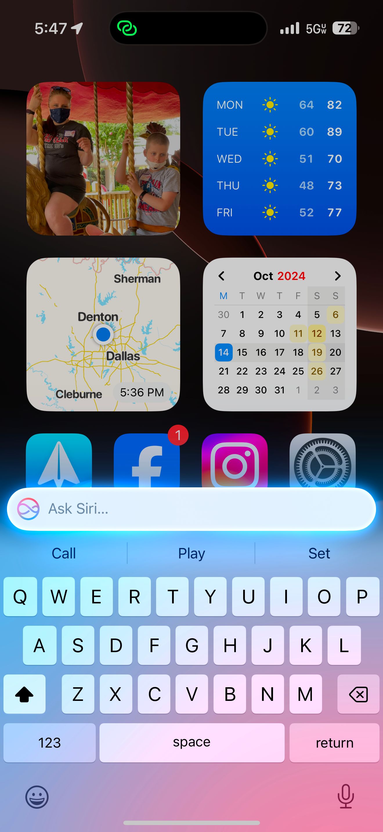 در iOS 18.1 در آیفون به siri تایپ کنید