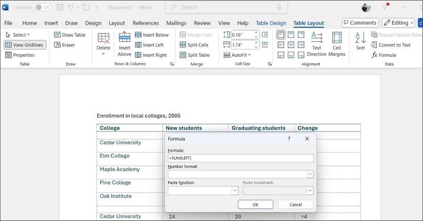 Sample Table Data Word Doc How I Use Tables in Microsoft Word to Organize Information