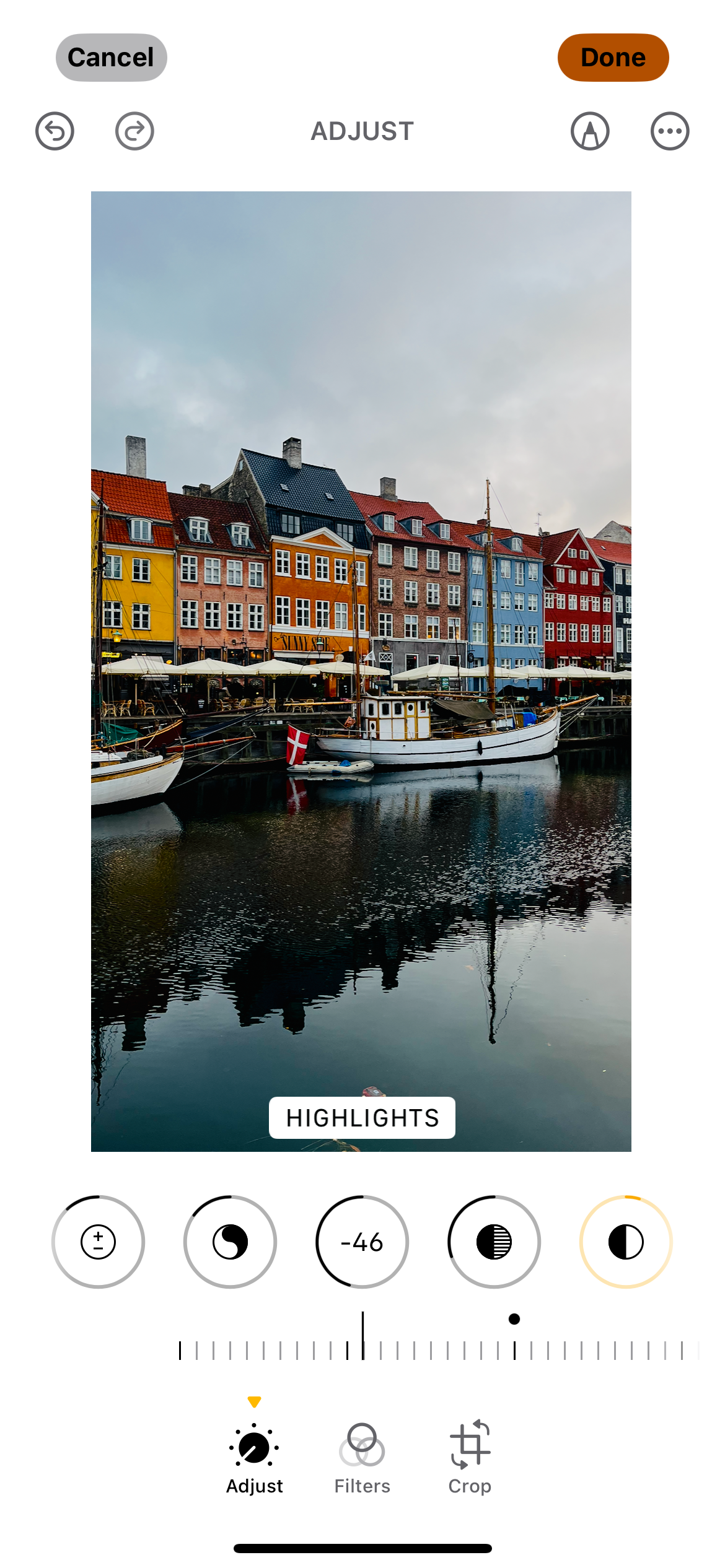 Editing Highlights in the Apple Photos App