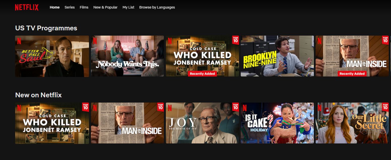 Netflix's user interface is starting to show its age