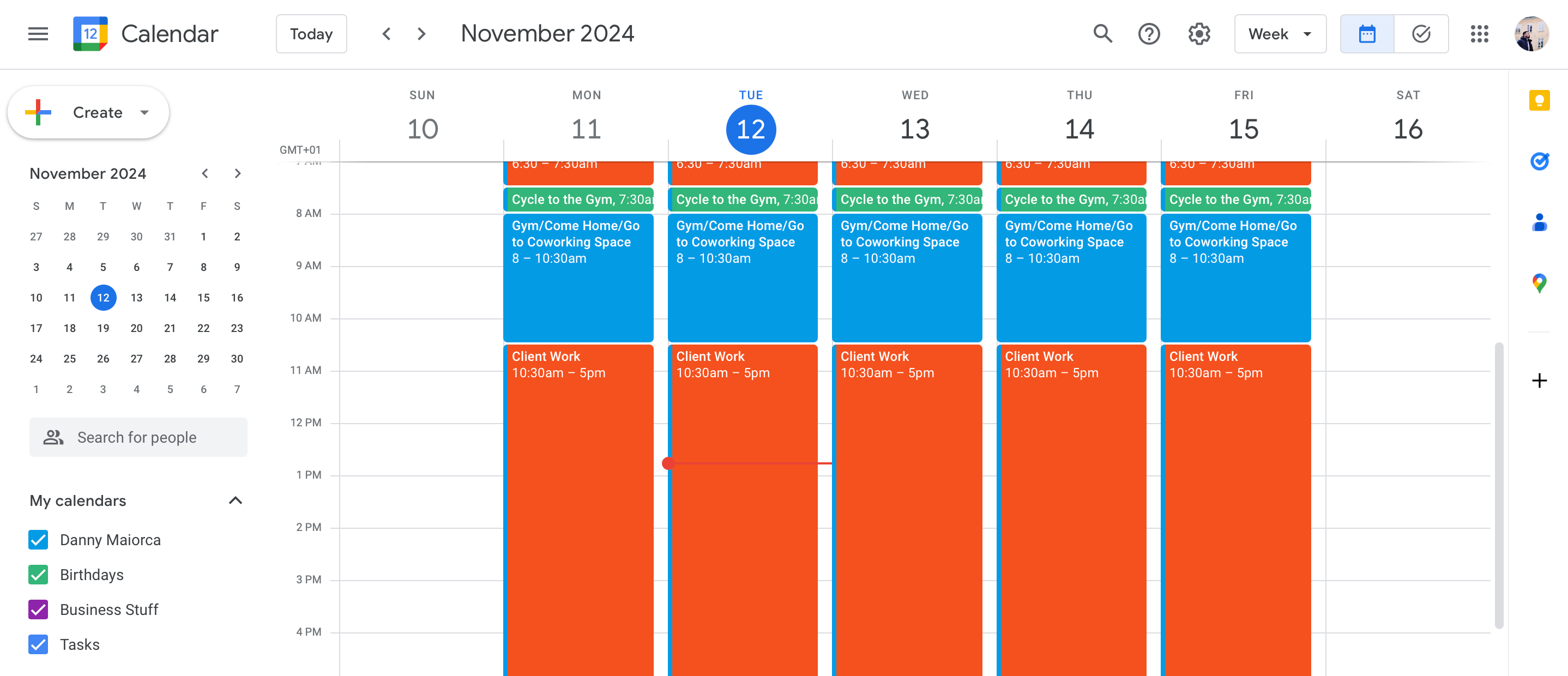 Time Blocking in Google Calendar