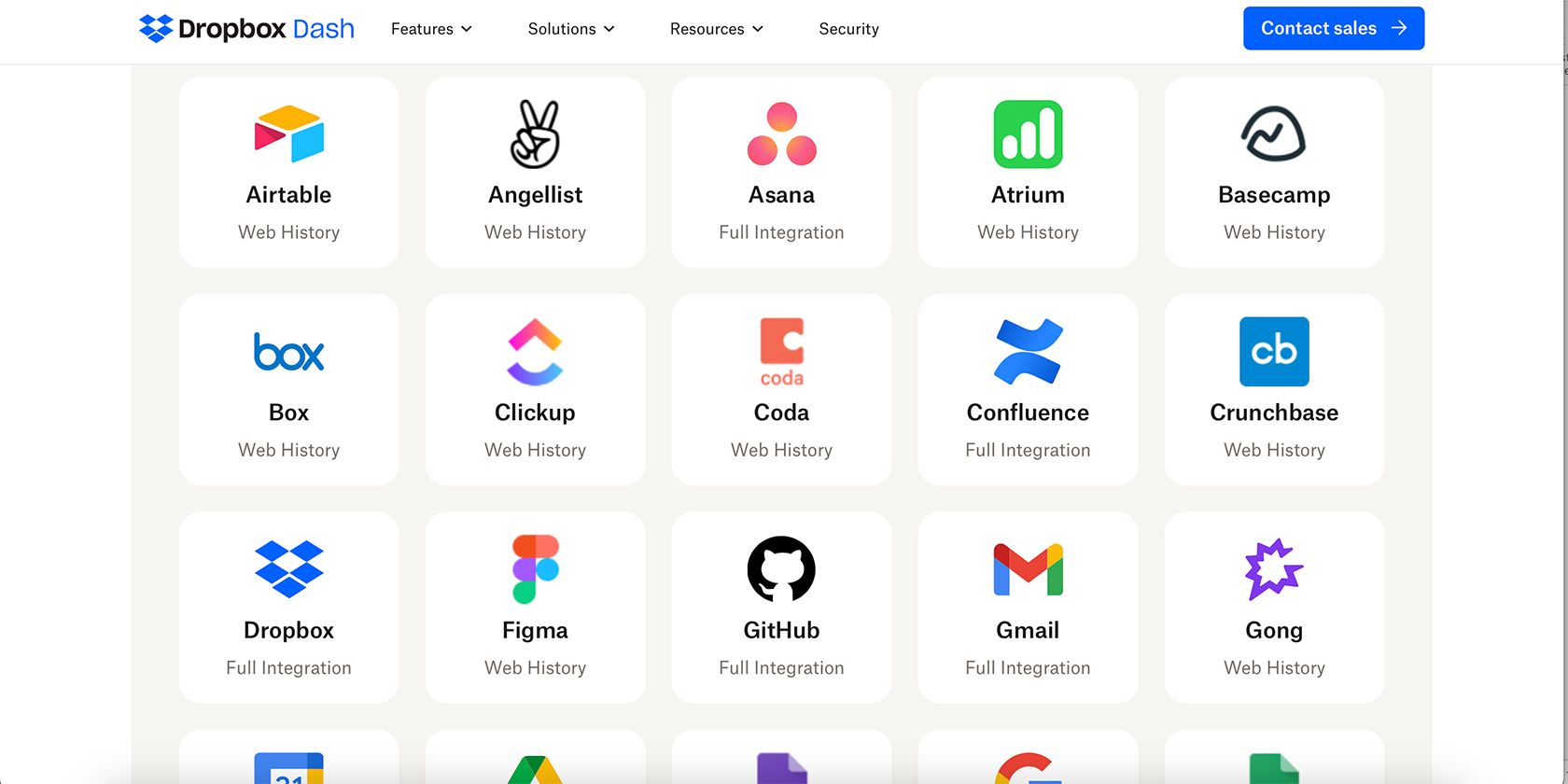 Dropbox Dash Apps