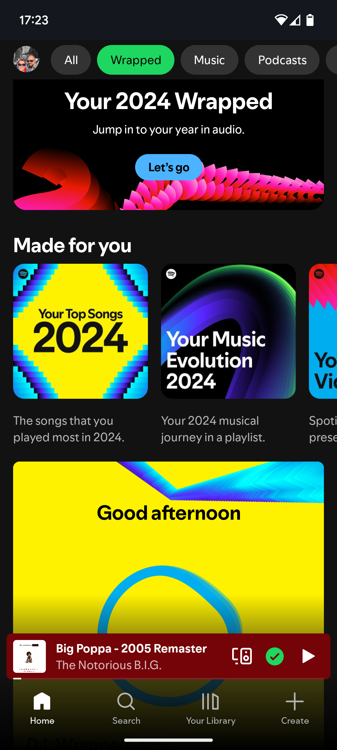 Spotify Wrapped includes a playlist dedicated to your musical evolution