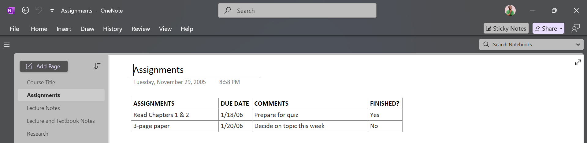 Custom OneNote Notebook Template Design options on CalendarLabs