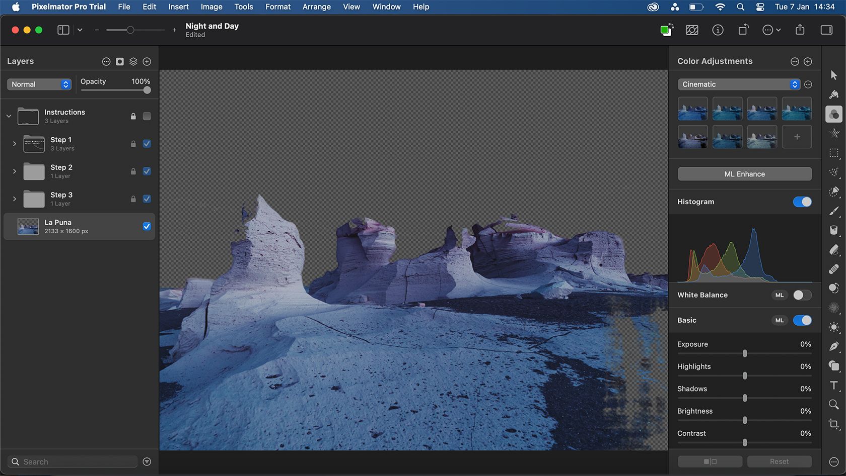 Pixelmator Pro interface