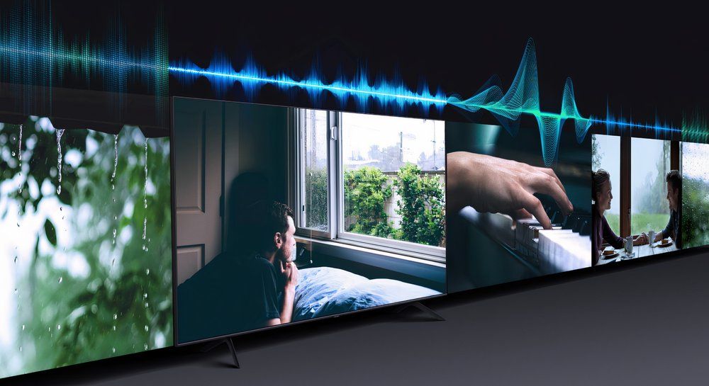 Samsung offers innovative sound on its flagship TVs.