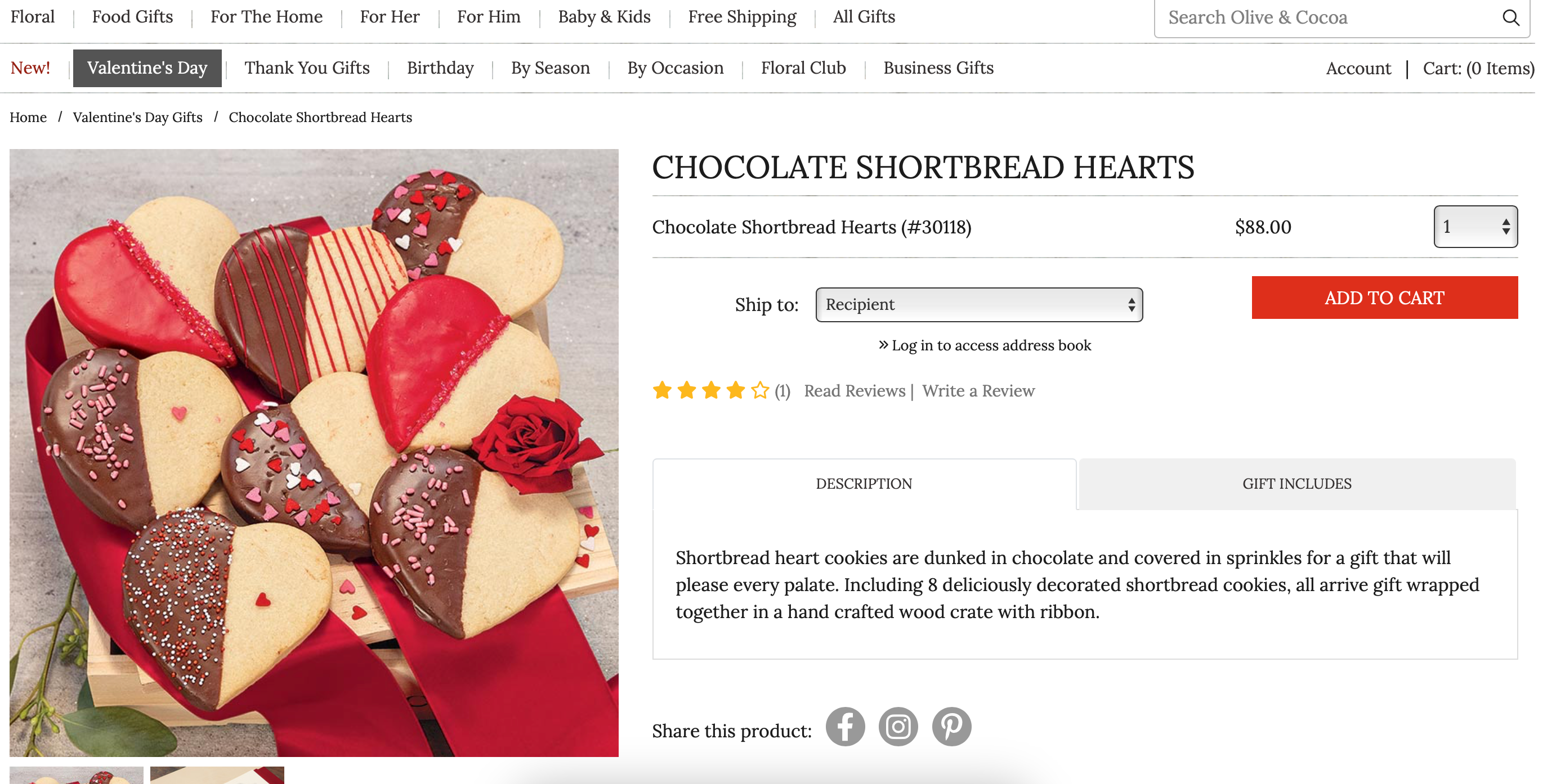 The Olive & Cocoa Website