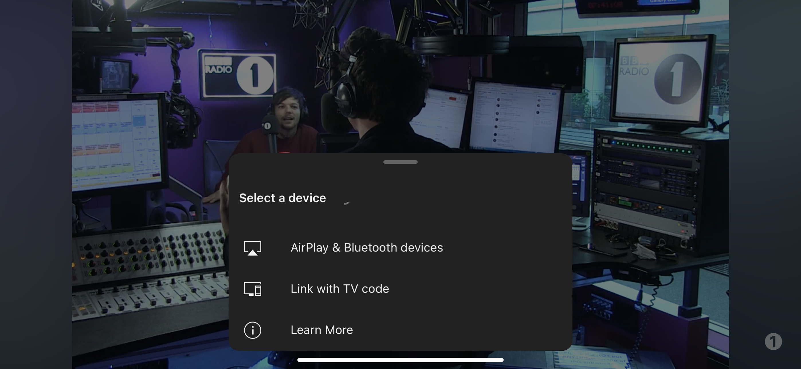 casting a YouTube video to your smart TV