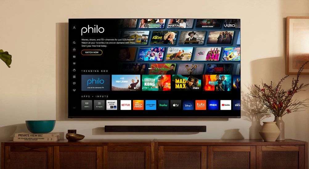 Philo on a Smart TV in a living space.