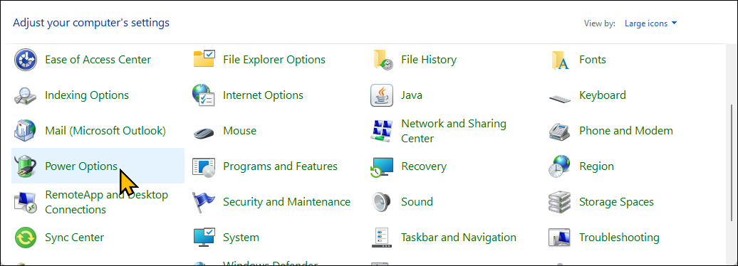 Control Panel all items on Windows 11