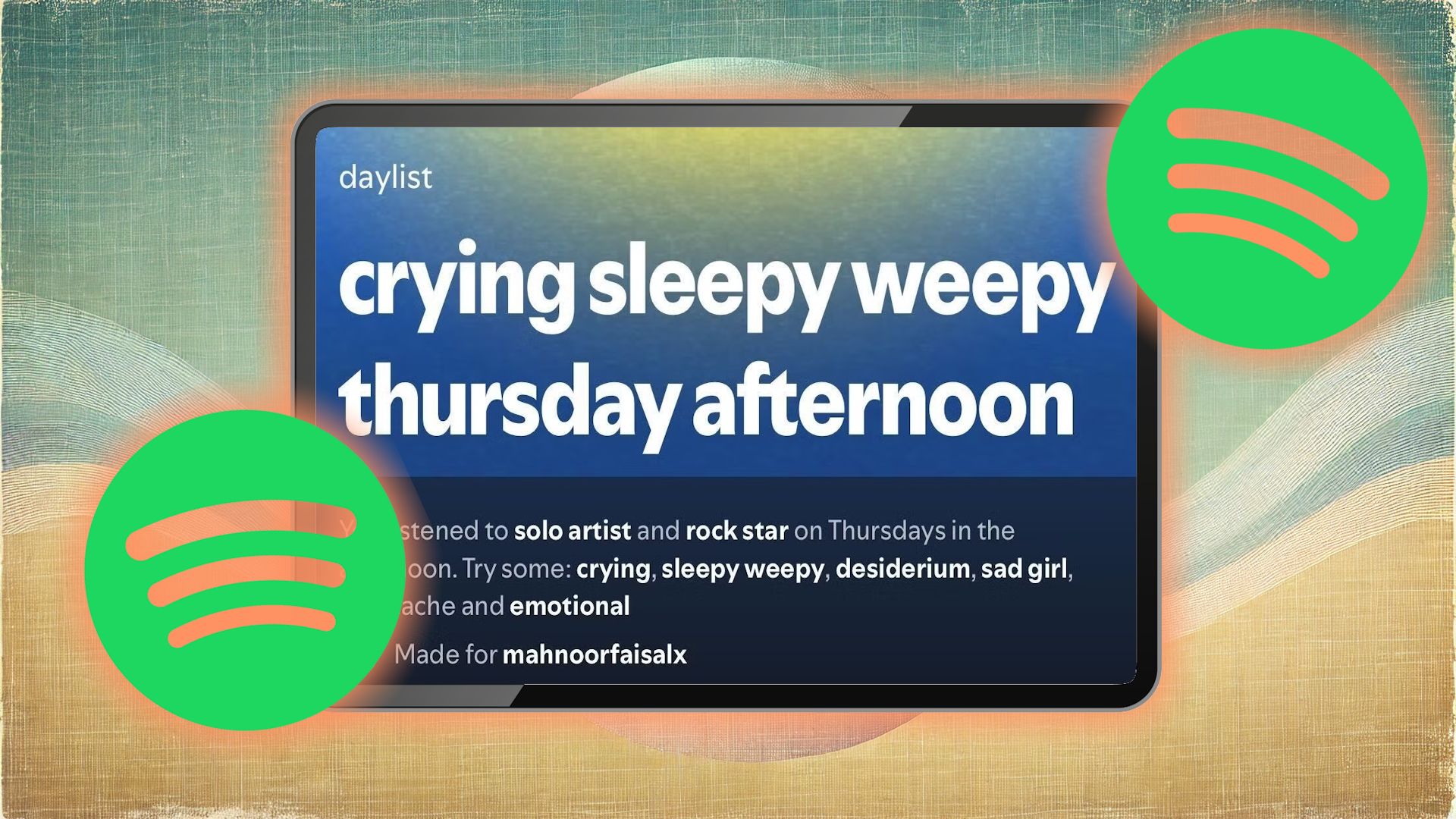 I Love Spotify’s Daylists, but Man, Spotify Needs Some Chill