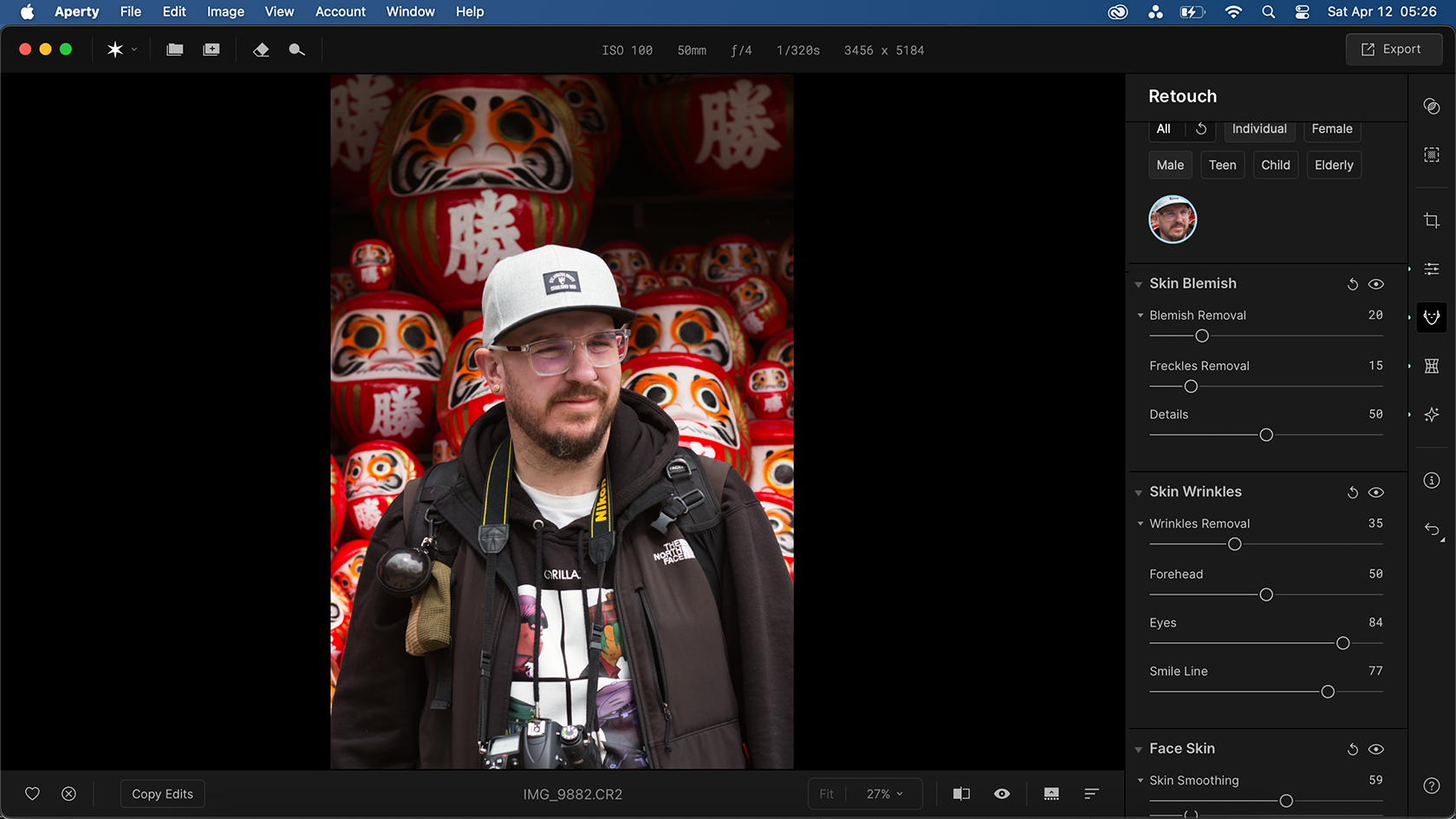 Aperty Retouch Tools