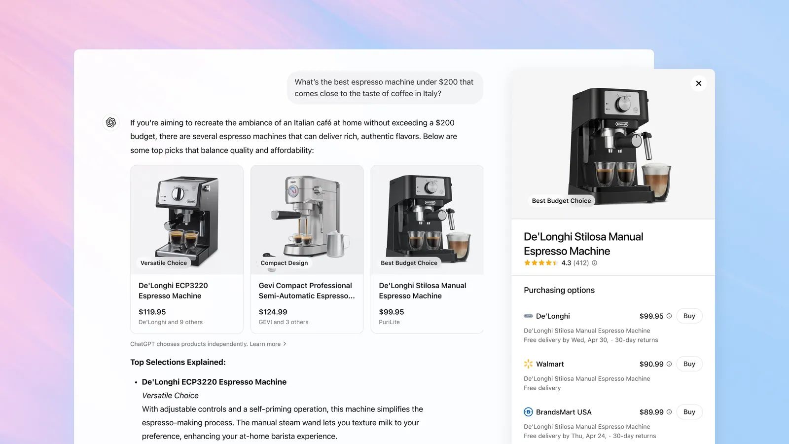 Chargept search shopping. 